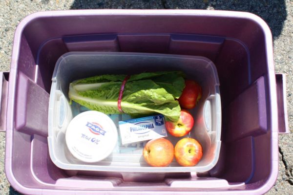 Stay calm and keep cool: conventional coolers leave your food swimming in meltwater before you’ve even made it out of the parking lot. Solution: nest a small tub inside a large one. Insert ice, small tub, then food, and your perishables will stay cold and dry.